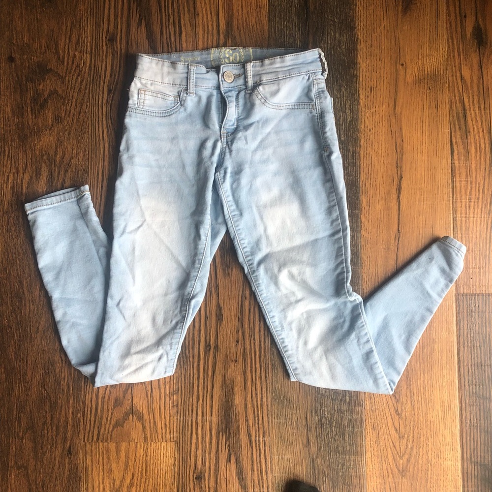 light wash jeggings